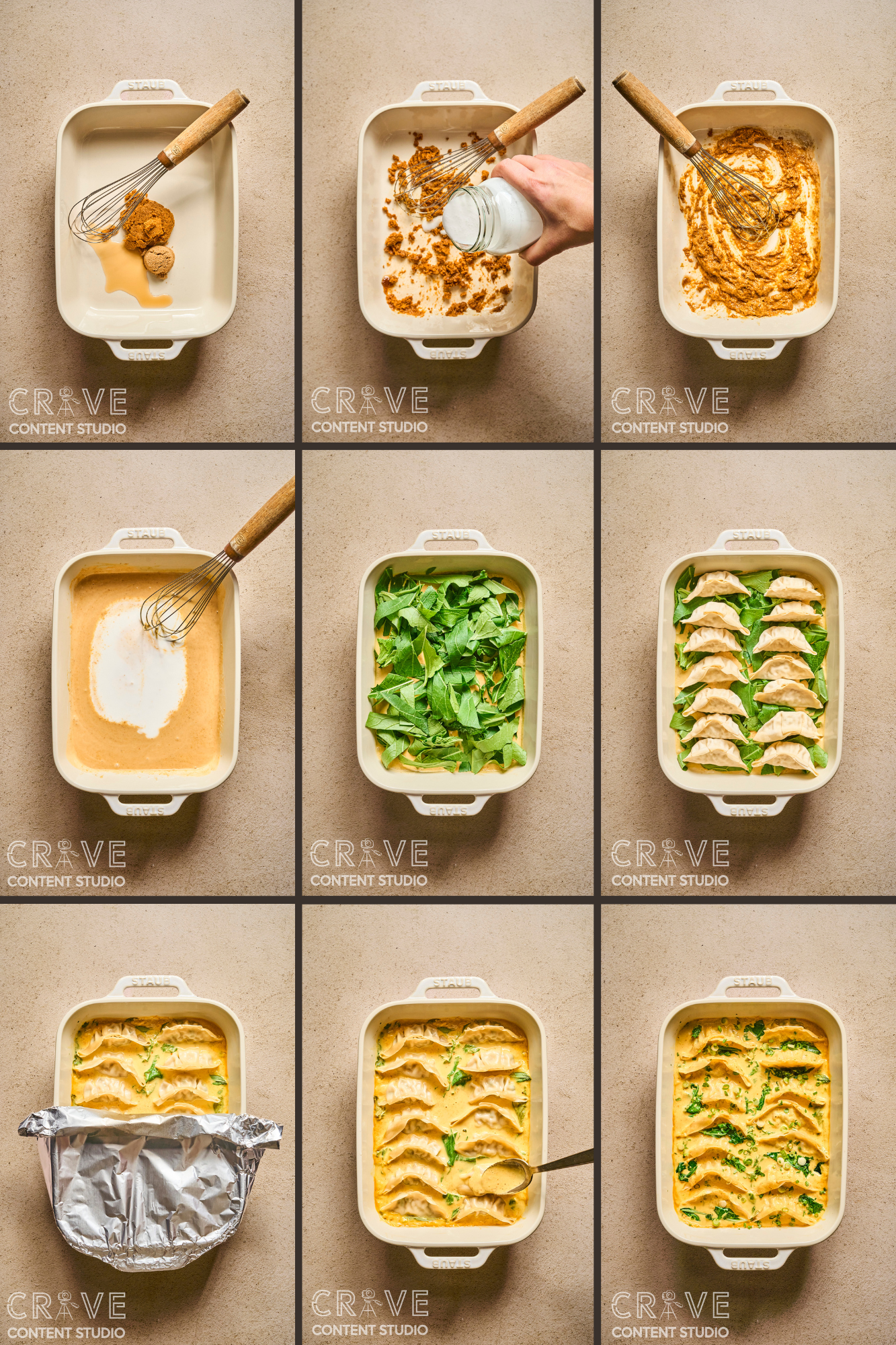 Yellow Curry Dumpling Bake