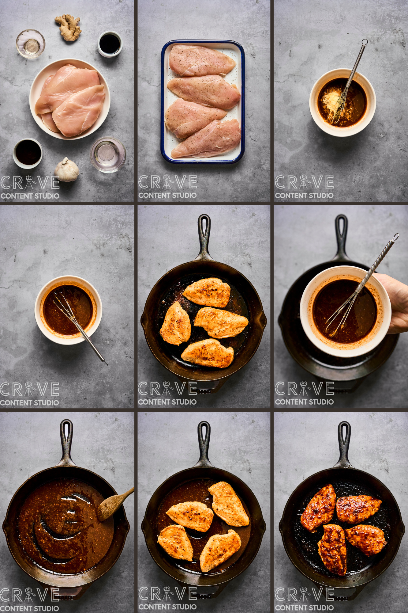 Ginger-Hoisin Chicken Breasts