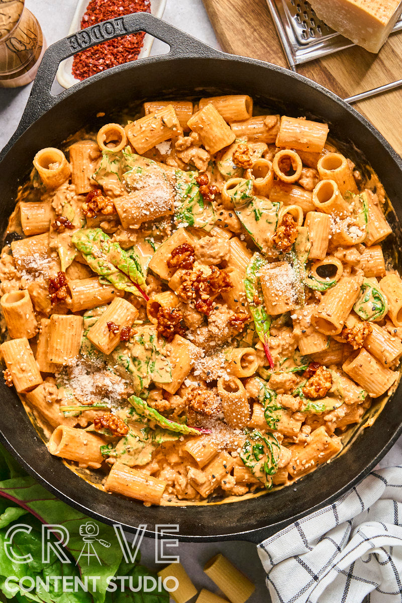 Creamy Gochujang Chicken Pasta