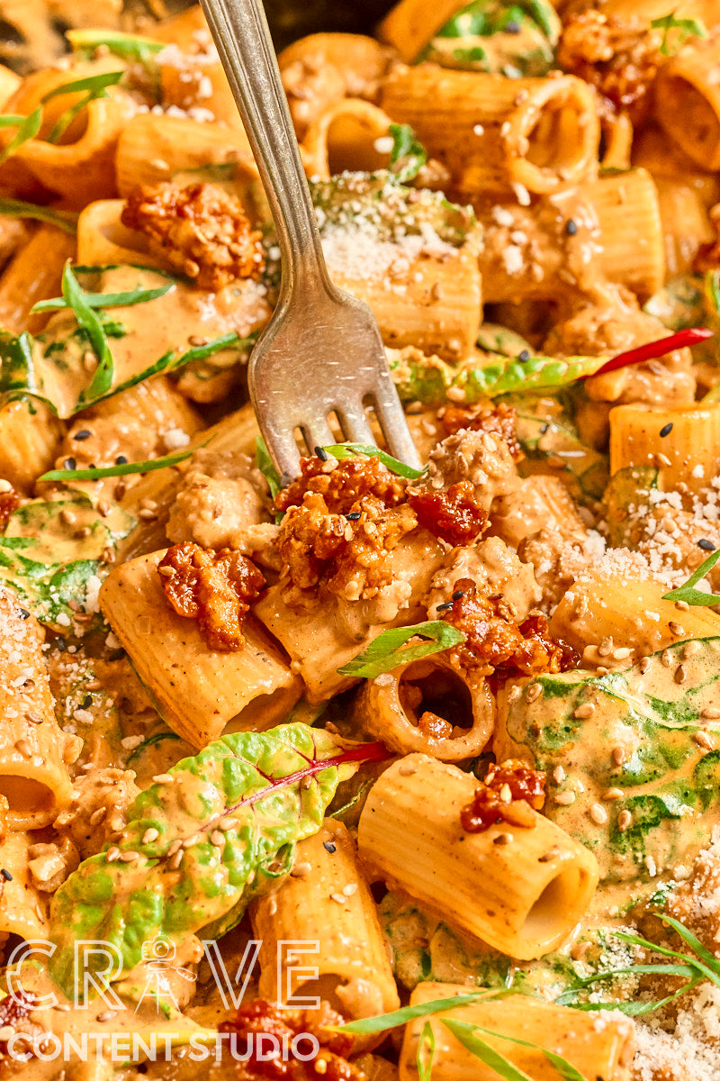Creamy Gochujang Chicken Pasta