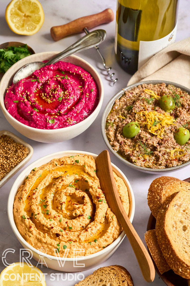 Dip Trio Bundle + Bonus Mezze Spread (Heroes Only)
