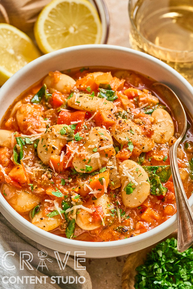 One Pot Veggie & Butter Bean Stew