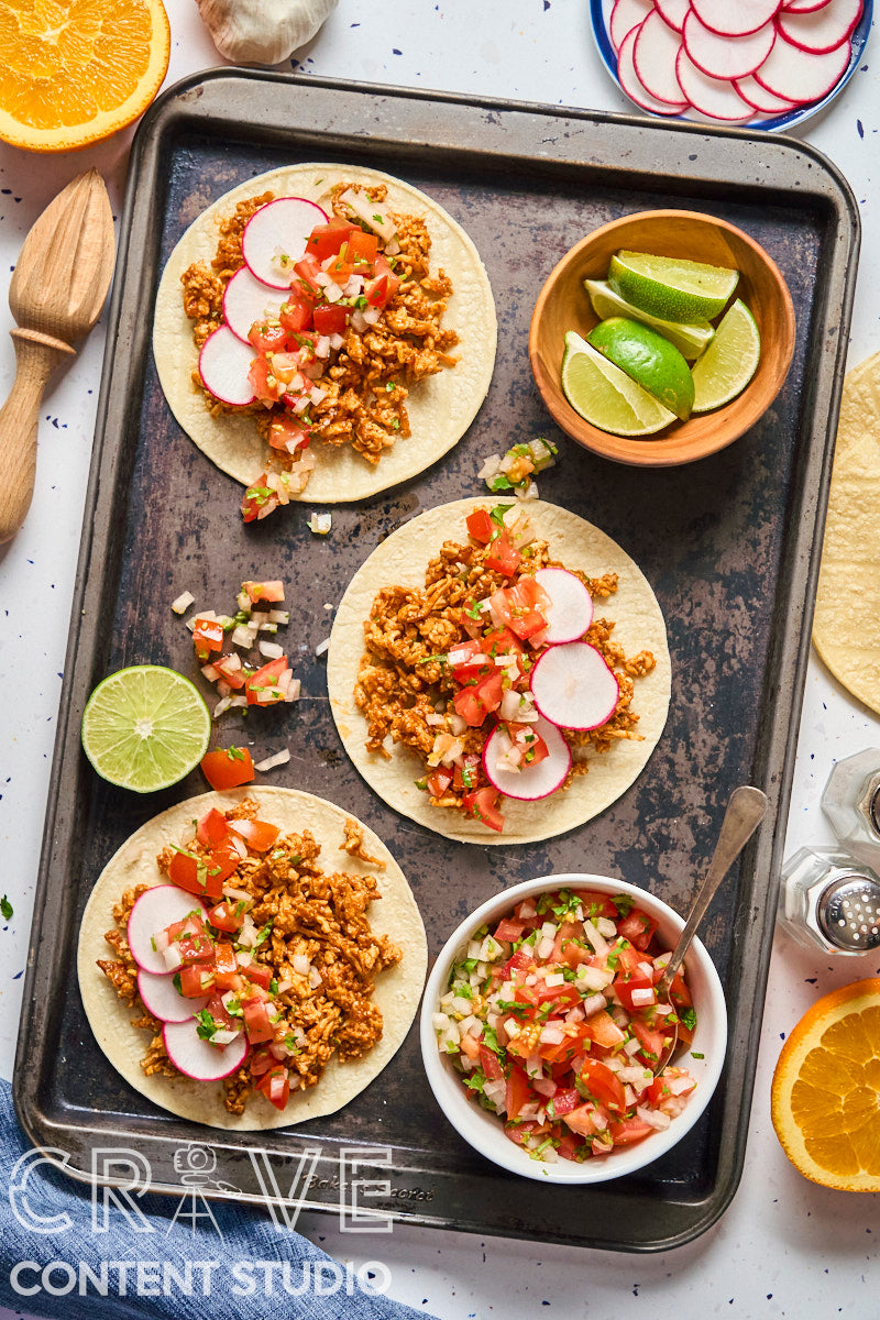 Shredded Tofu Tacos