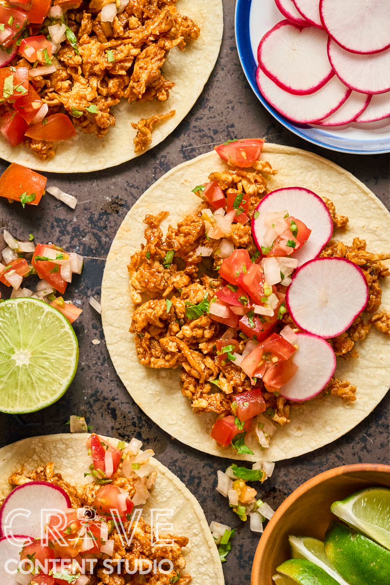 Shredded Tofu Tacos