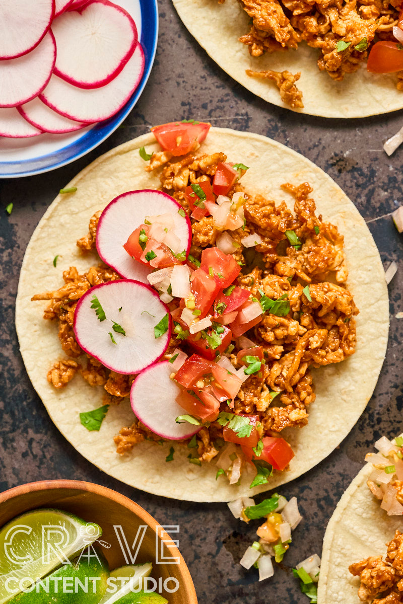 Shredded Tofu Tacos