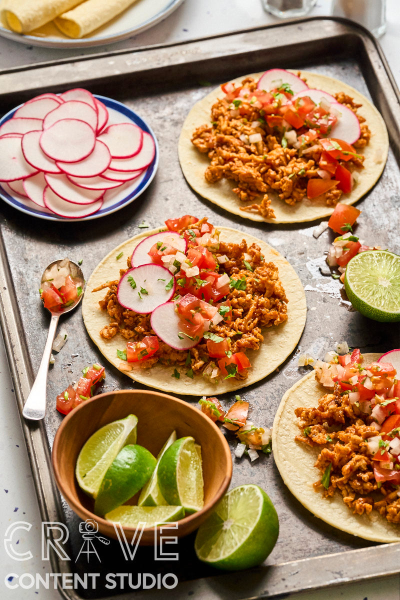 Shredded Tofu Tacos