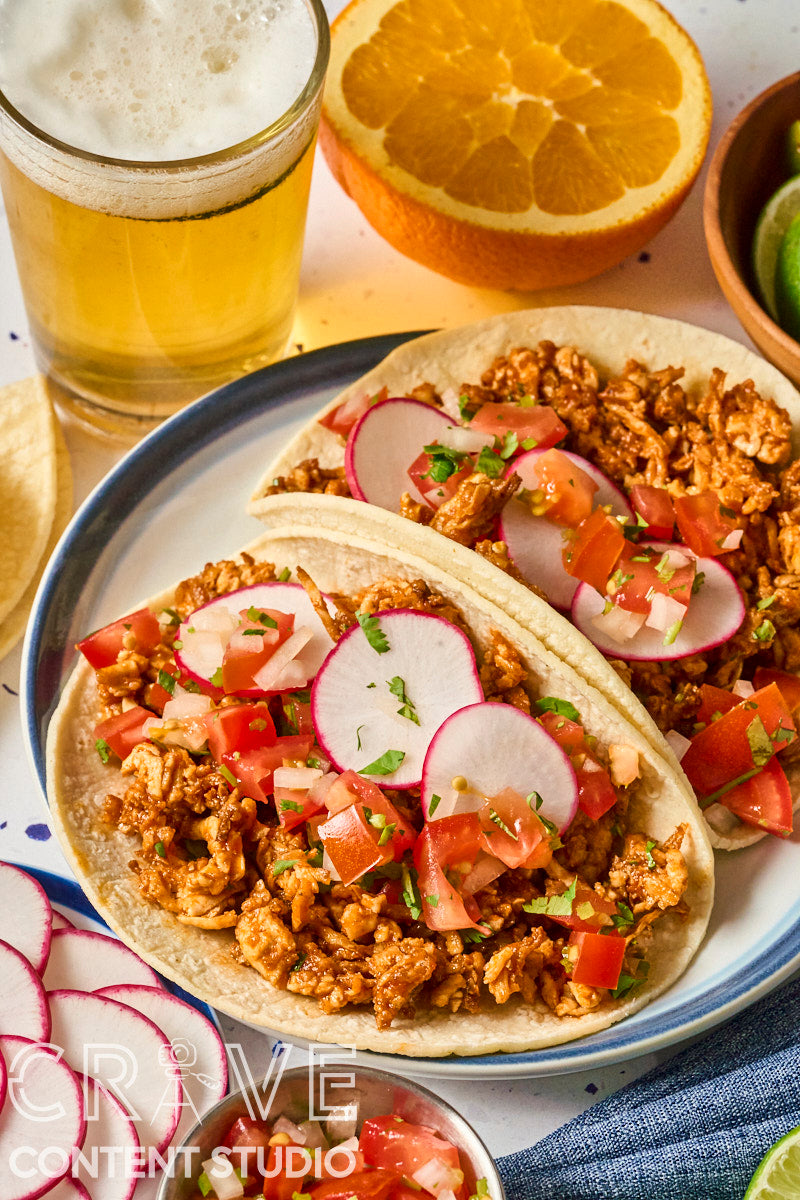 Shredded Tofu Tacos
