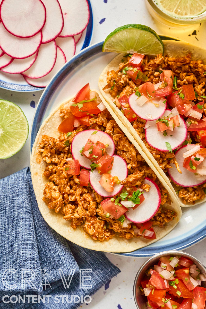 Shredded Tofu Tacos