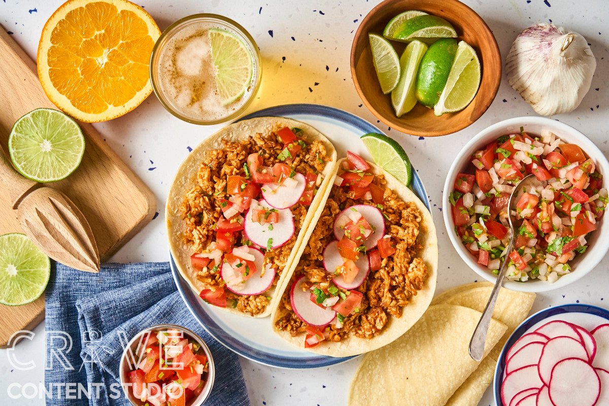 Shredded Tofu Tacos