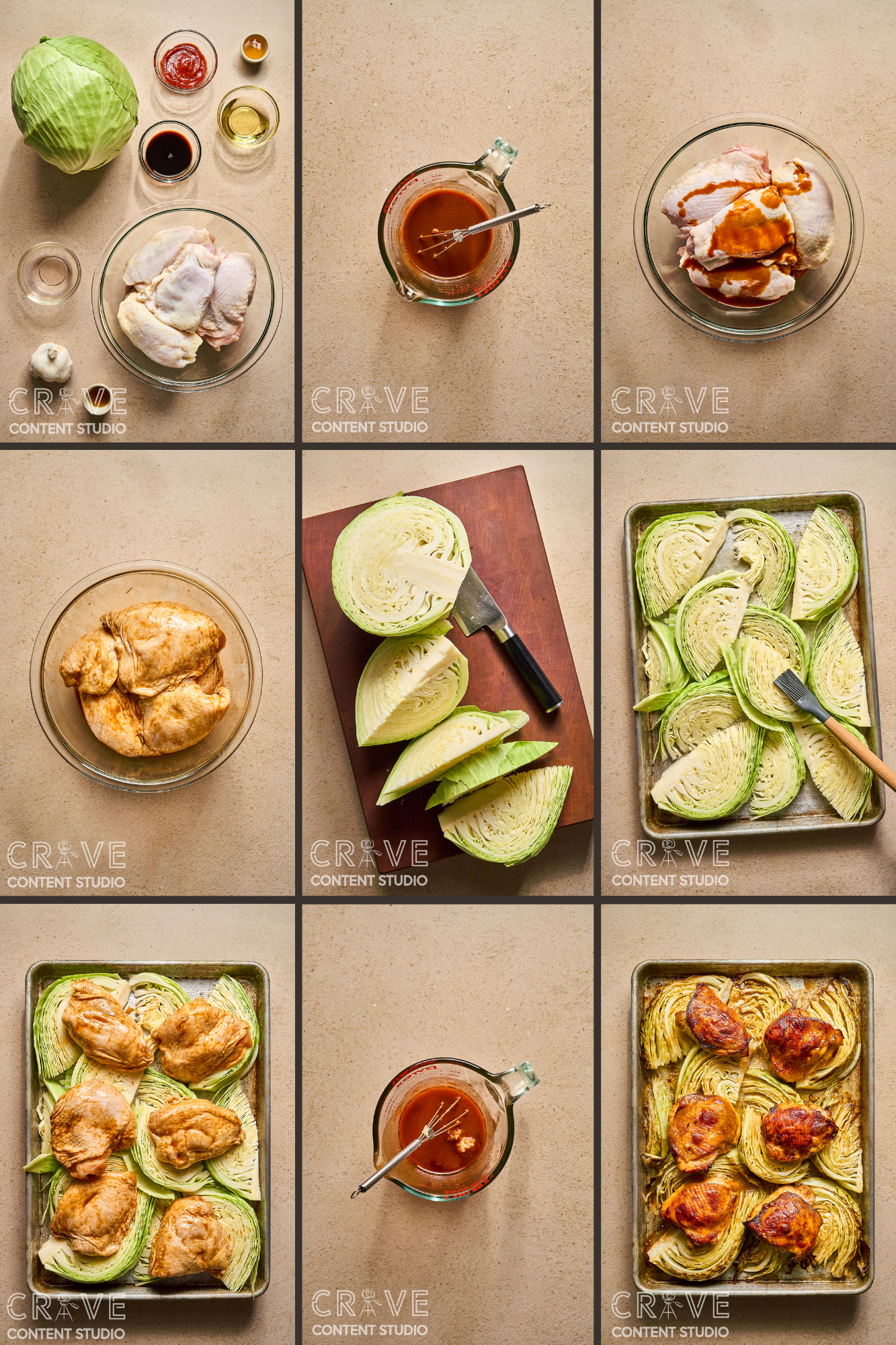 Sheet Pan Gochujang Chicken & Cabbage