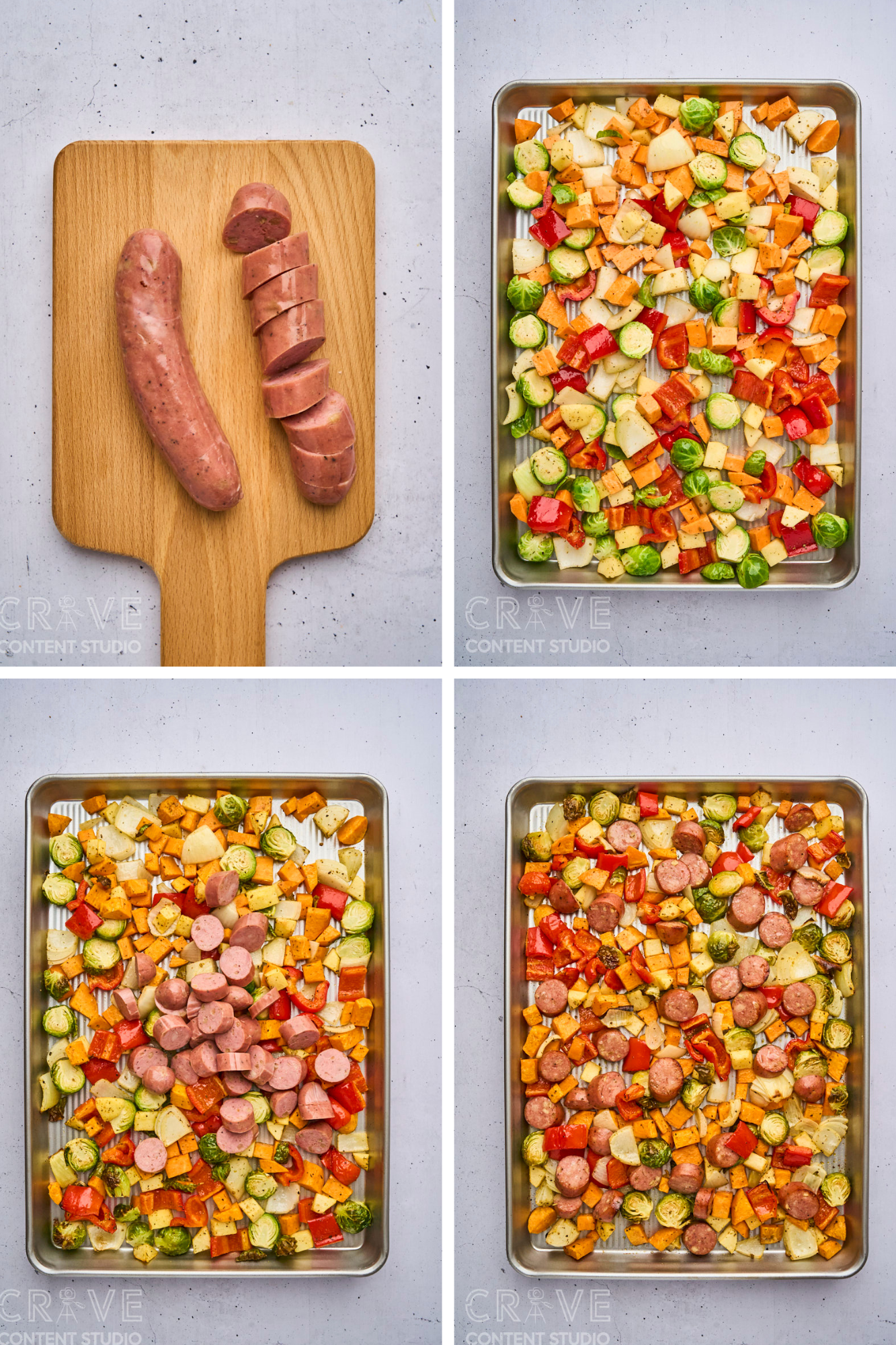 Chicken Sausage Sheet Pan Dinner