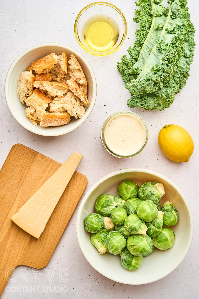 Brussels Sprouts Caesar Salad