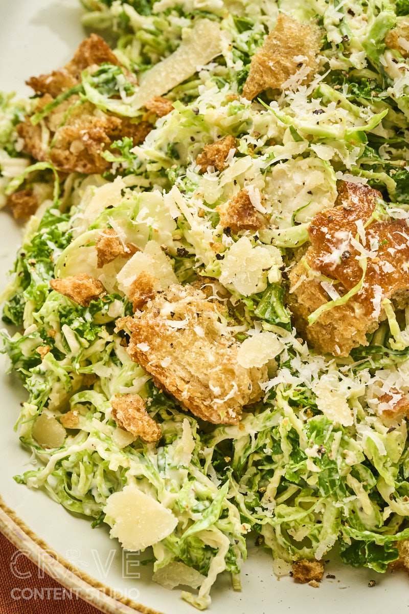 Brussels Sprouts Caesar Salad