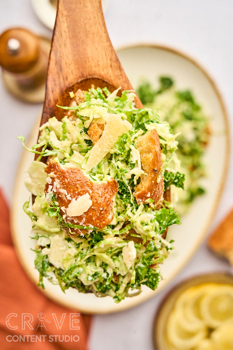 Brussels Sprouts Caesar Salad