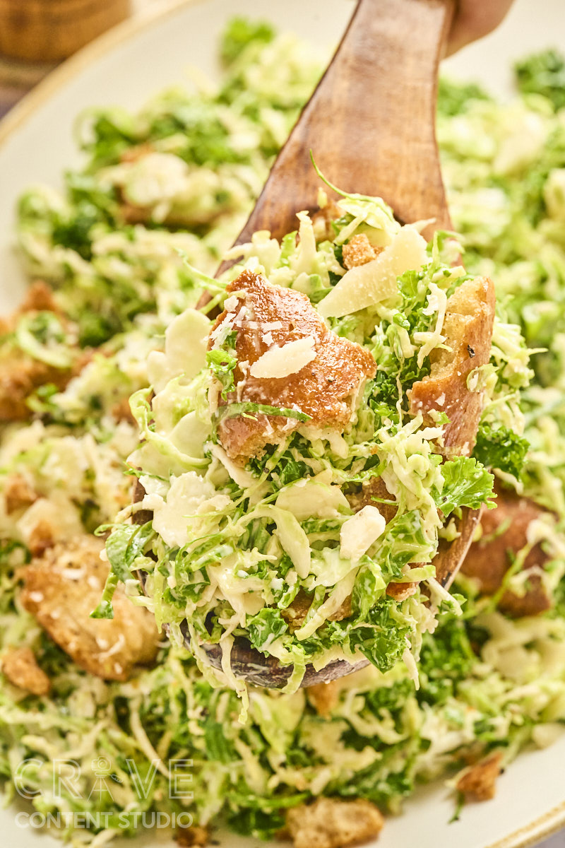 Brussels Sprouts Caesar Salad