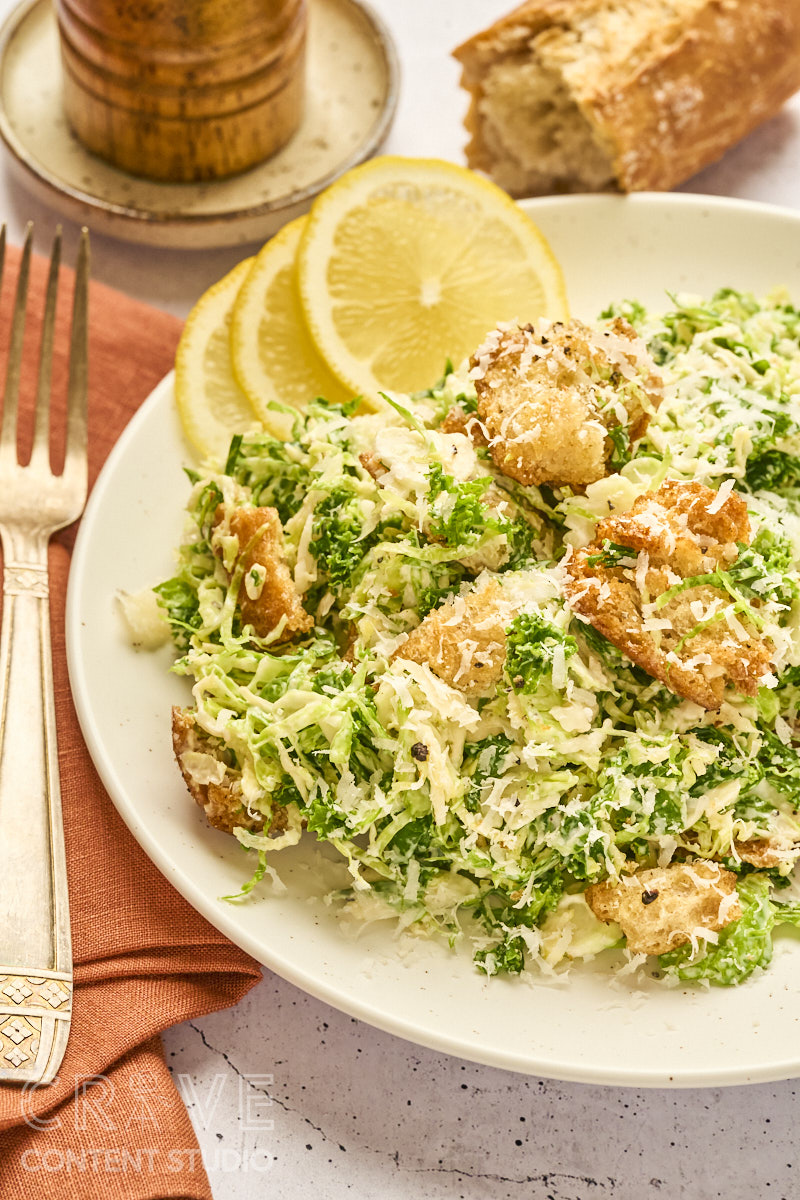 Brussels Sprouts Caesar Salad