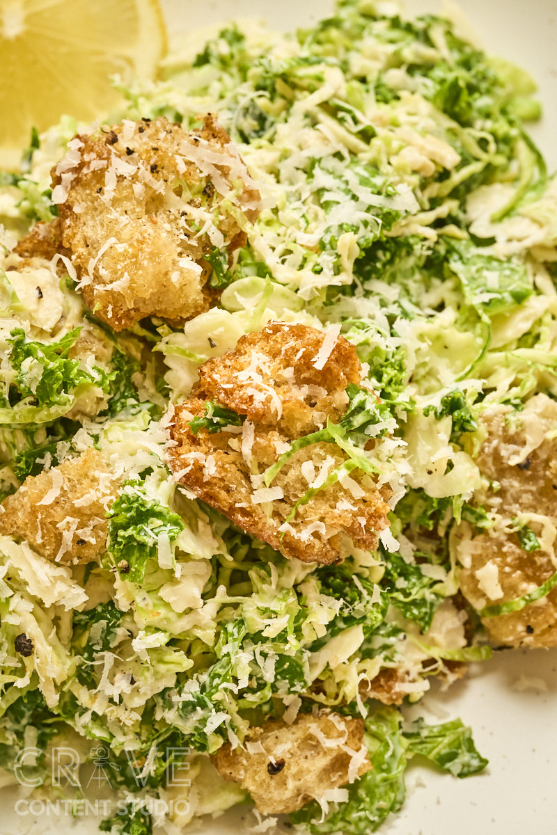 Brussels Sprouts Caesar Salad