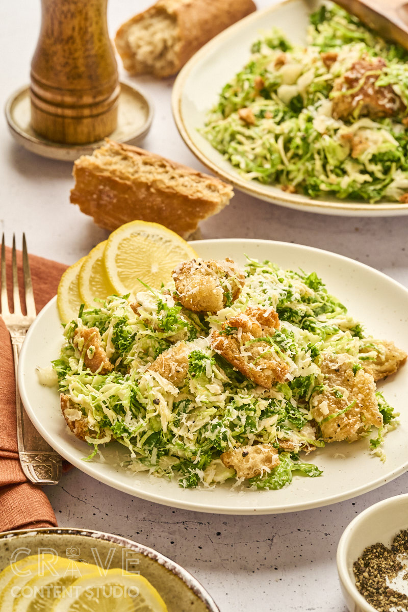 Brussels Sprouts Caesar Salad