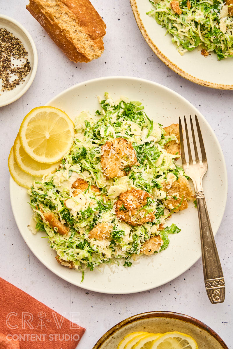 Brussels Sprouts Caesar Salad