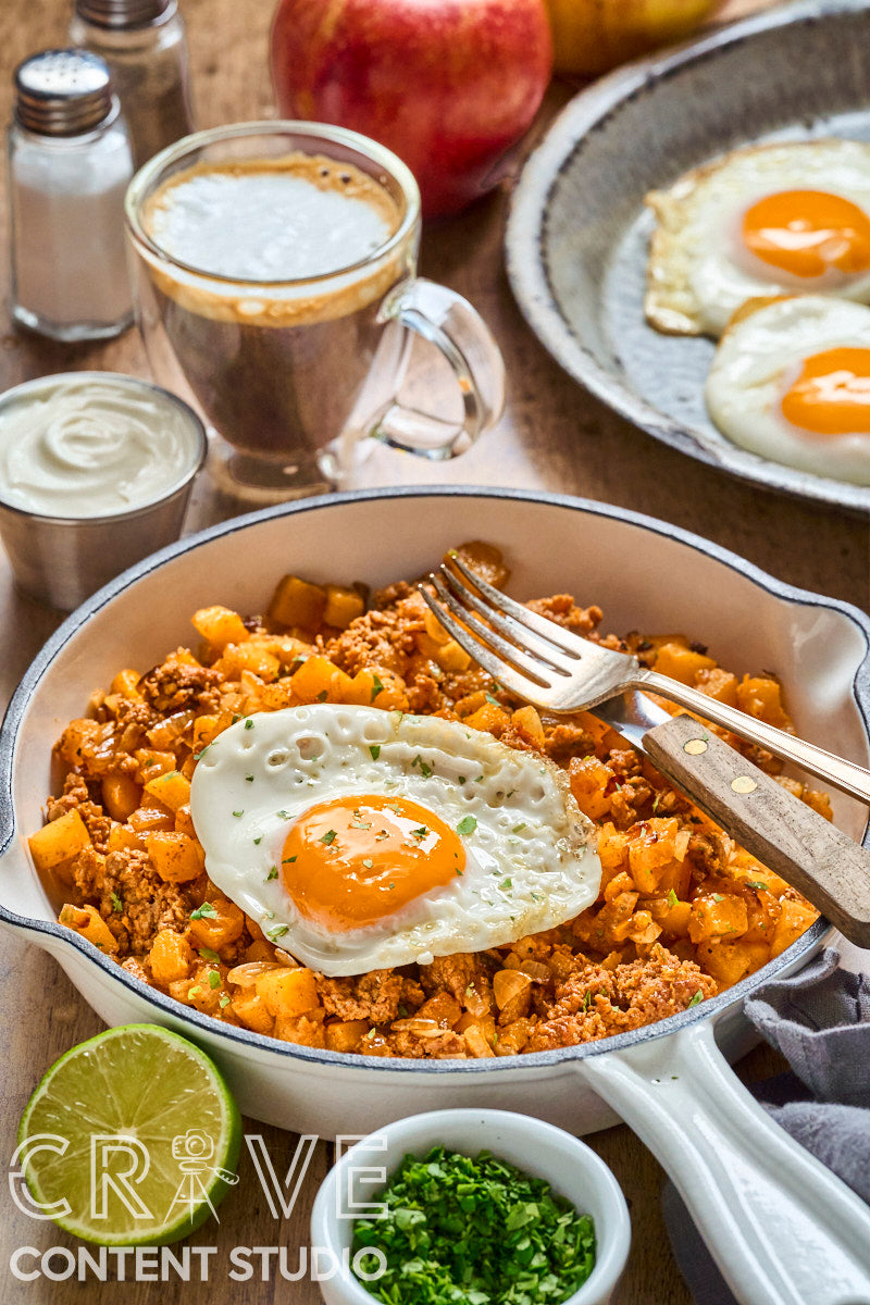 Chorizo-Apple Butternut Hash