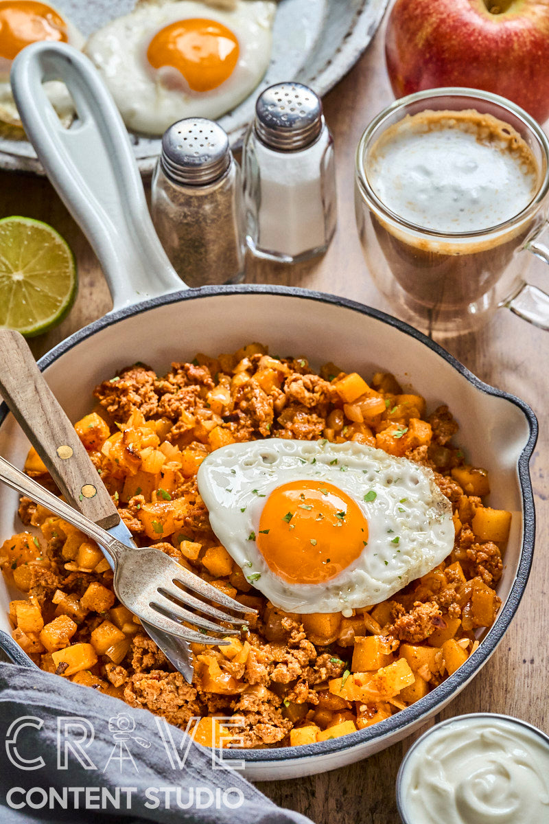 Chorizo-Apple Butternut Hash