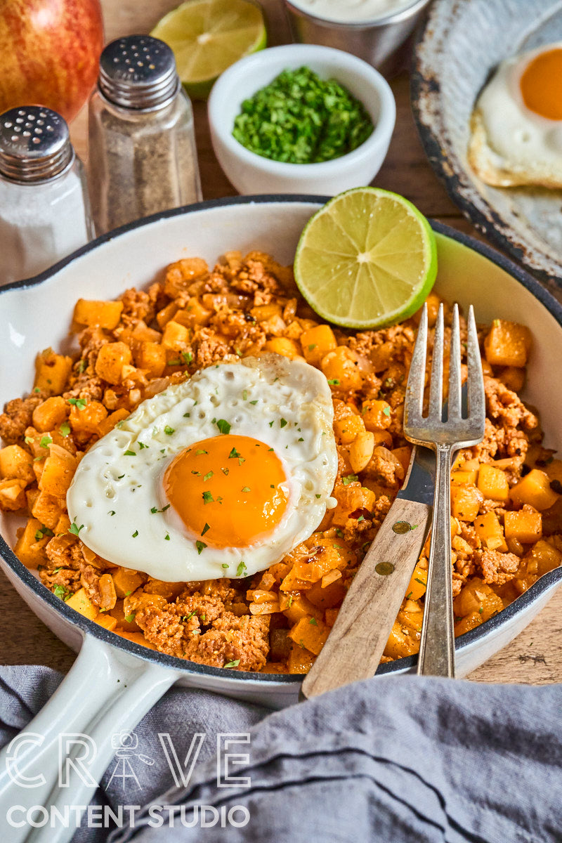 Chorizo-Apple Butternut Hash
