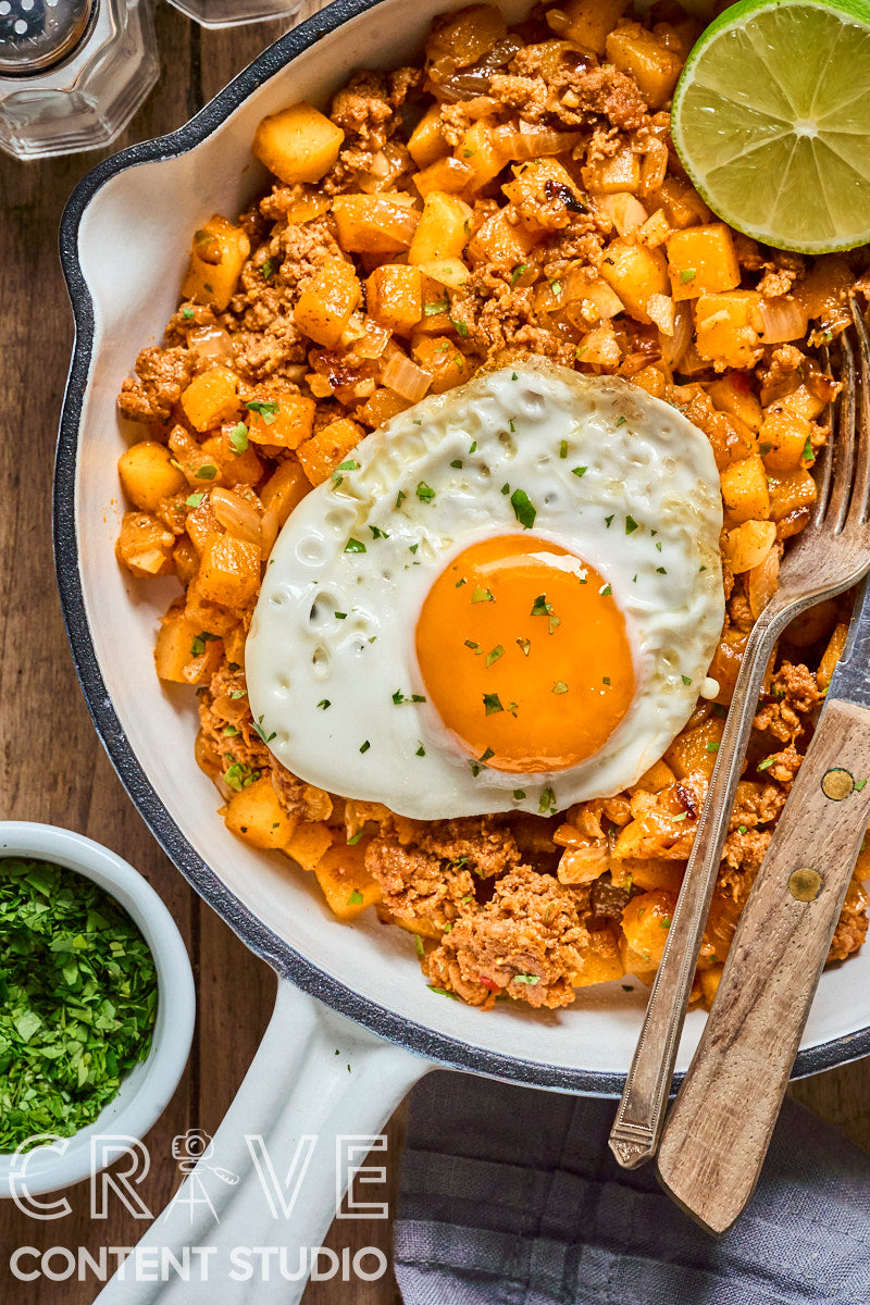 Chorizo-Apple Butternut Hash
