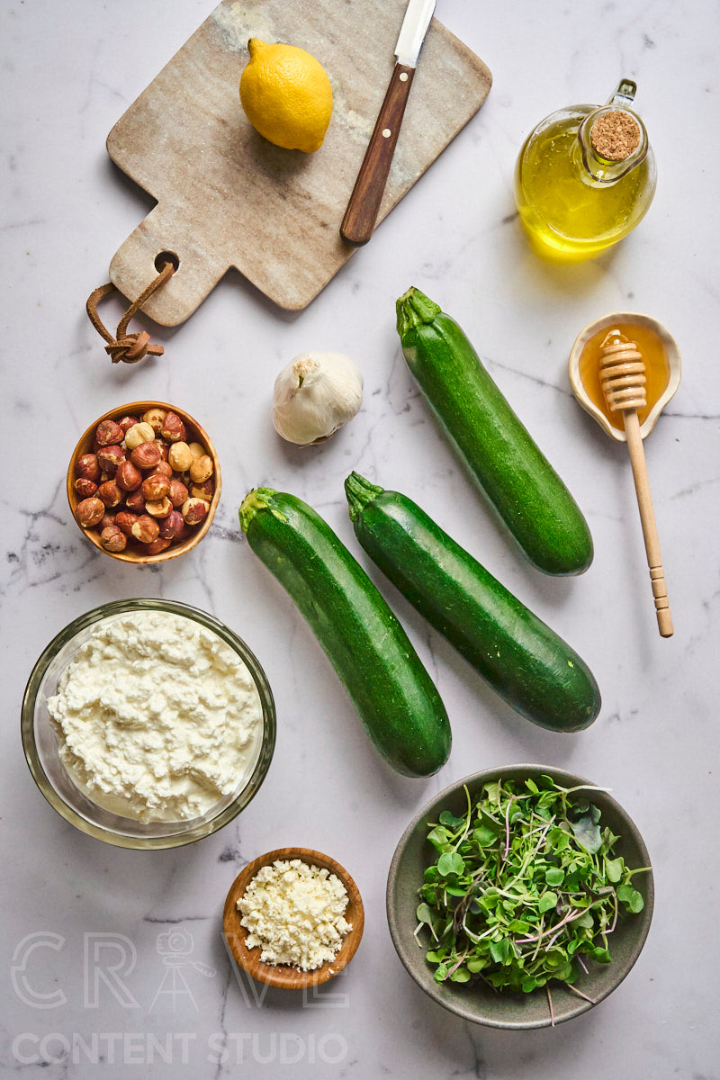 Charred Zucchini Salad