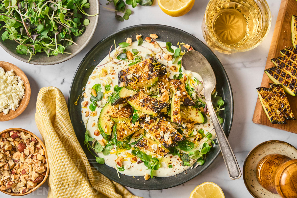 Charred Zucchini Salad