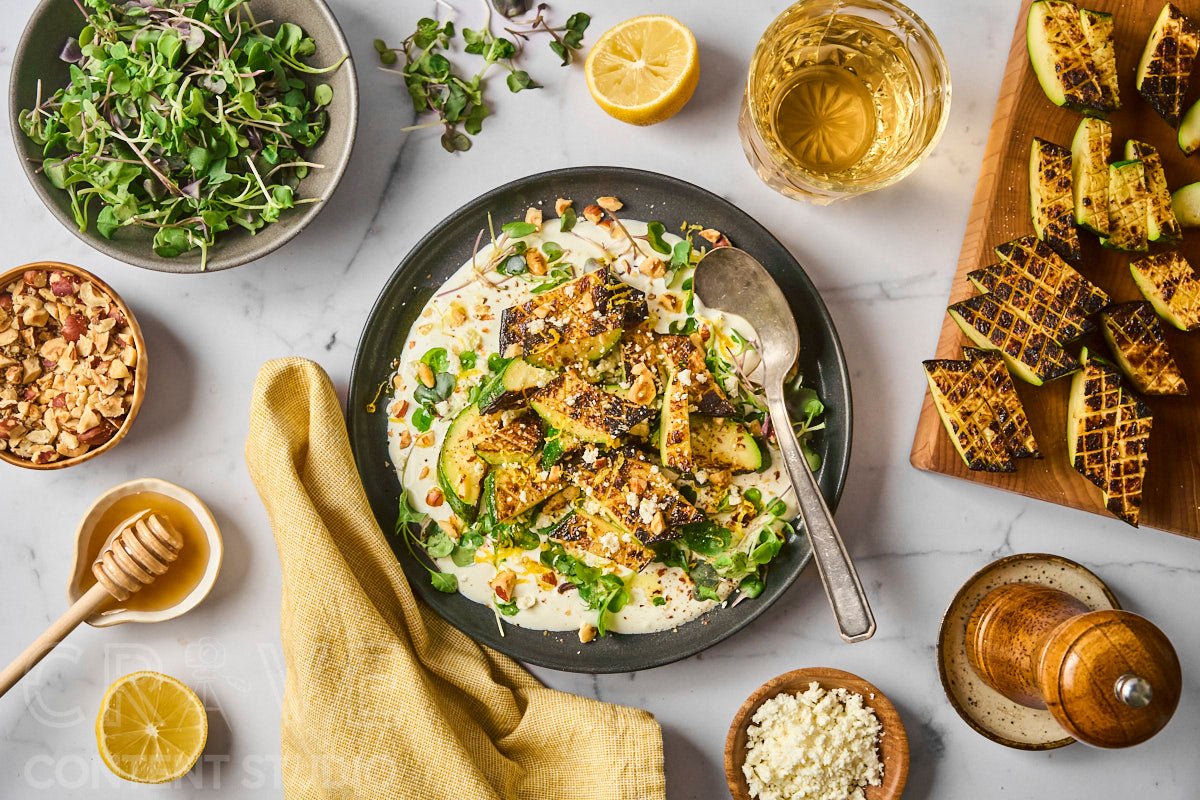 Charred Zucchini Salad