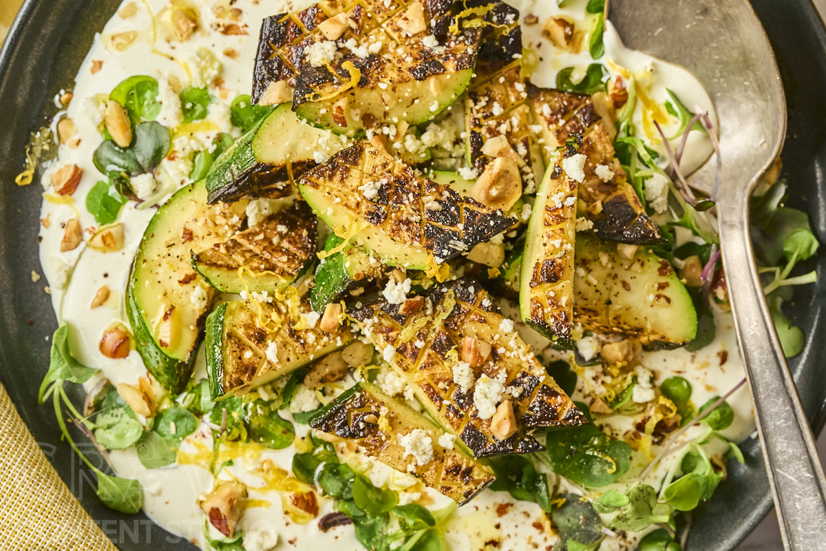 Charred Zucchini Salad