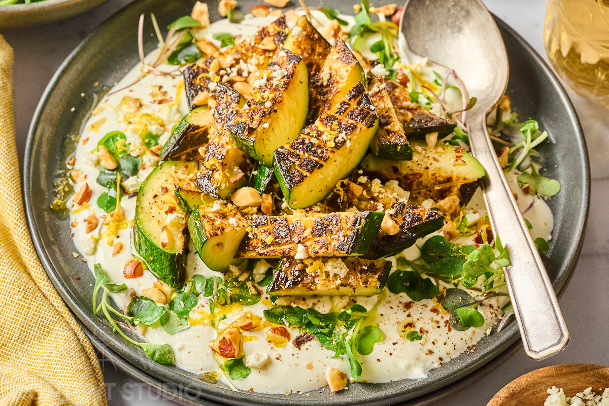Charred Zucchini Salad