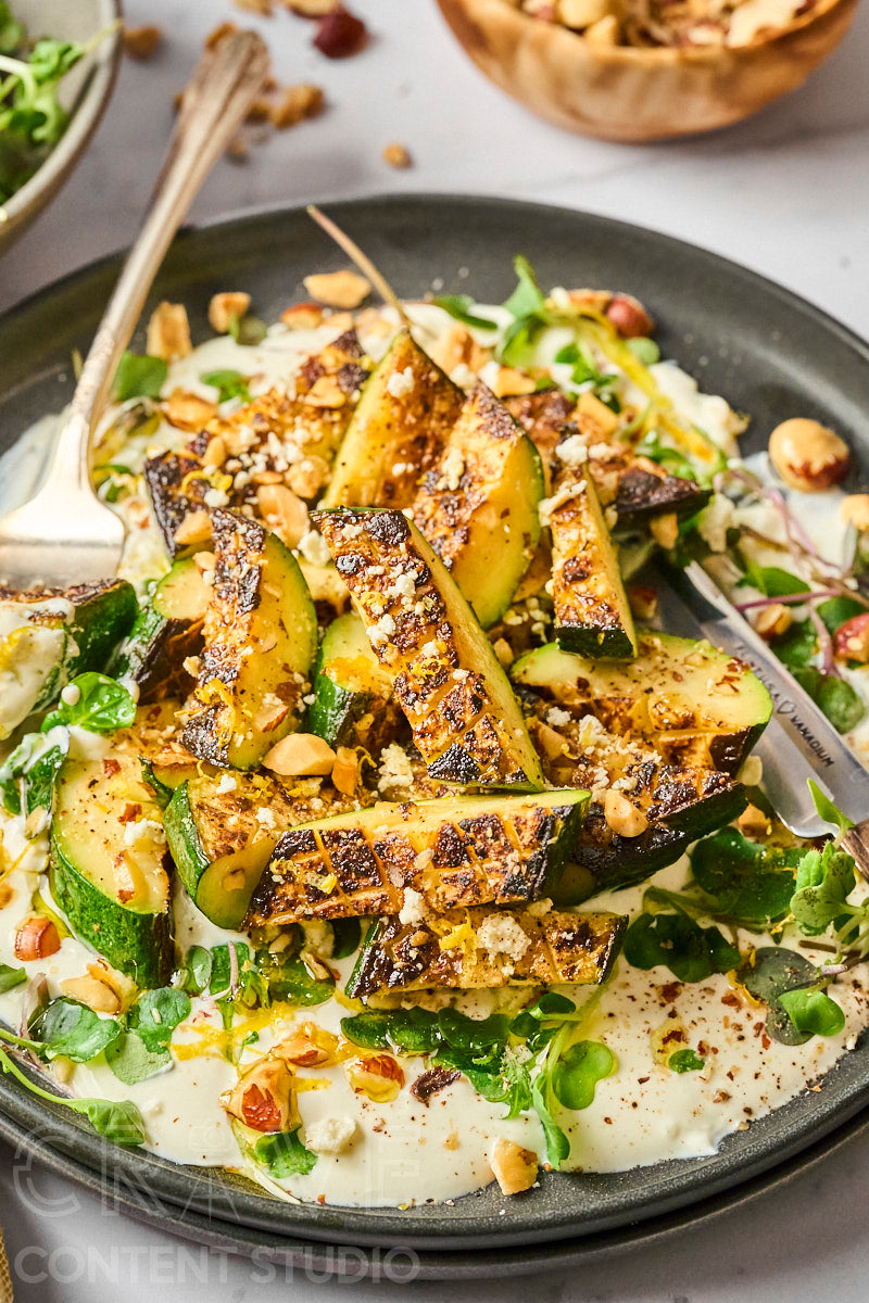 Charred Zucchini Salad
