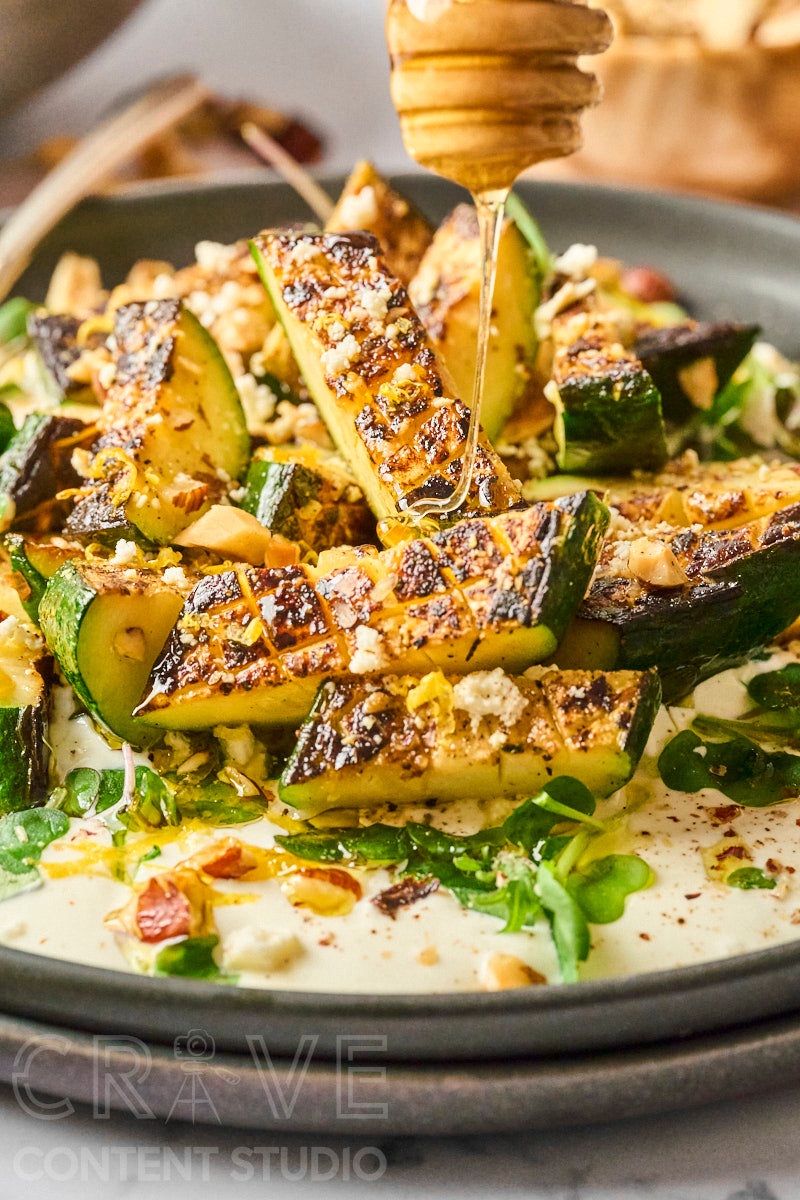 Charred Zucchini Salad