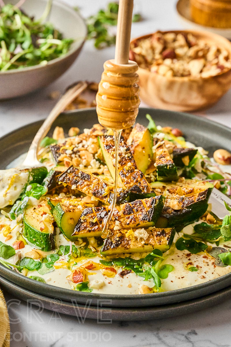 Charred Zucchini Salad
