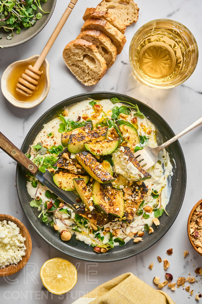Charred Zucchini Salad