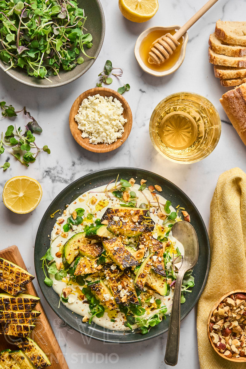 Charred Zucchini Salad