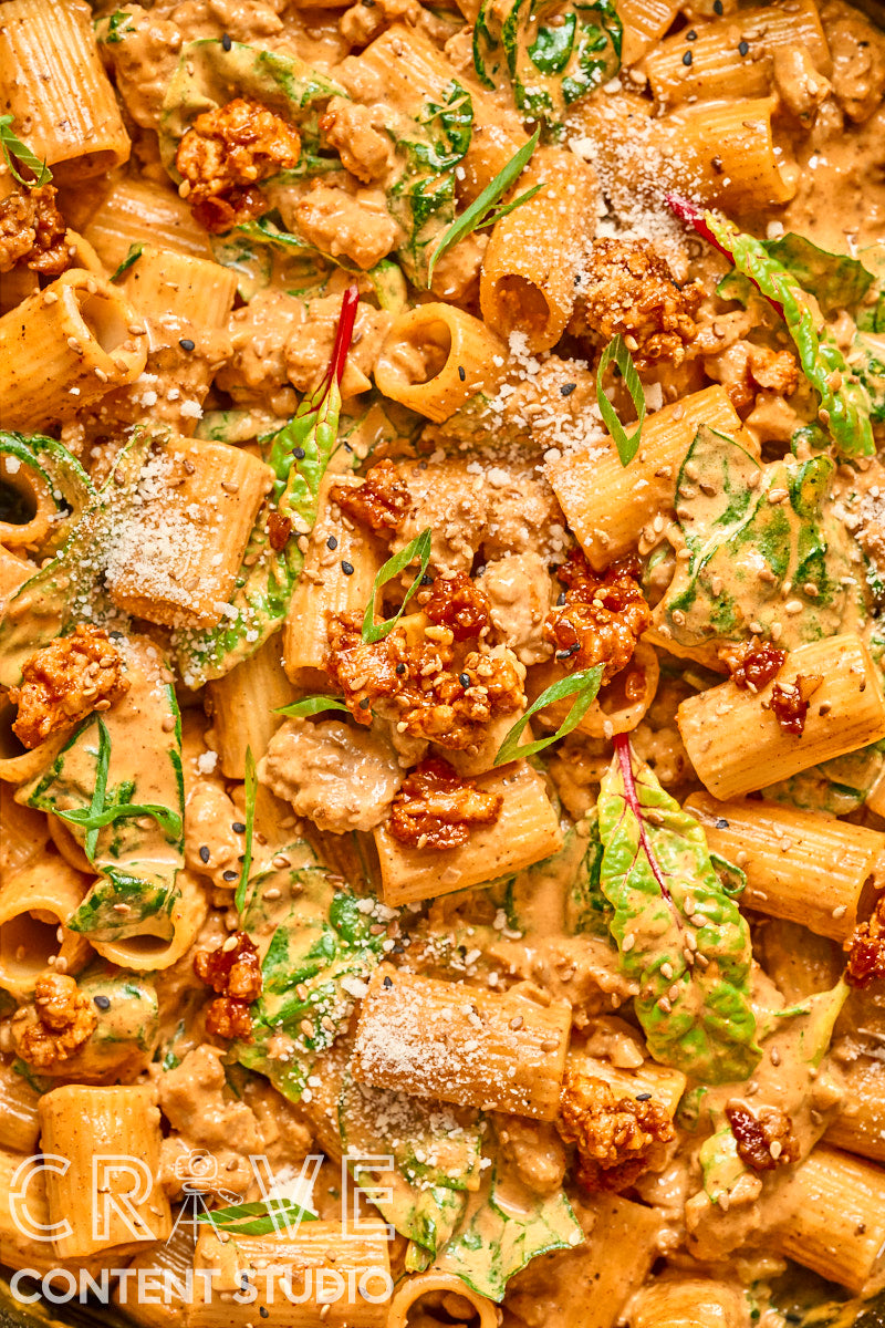 Creamy Gochujang Chicken Pasta