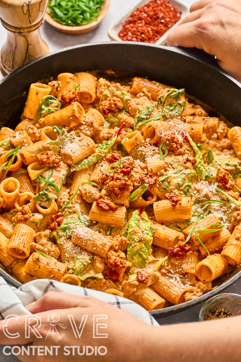 Creamy Gochujang Chicken Pasta