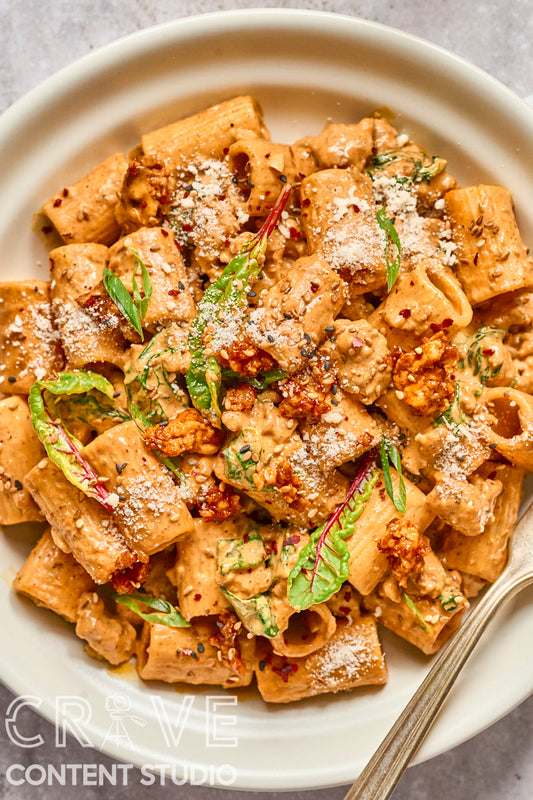 Creamy Gochujang Chicken Pasta