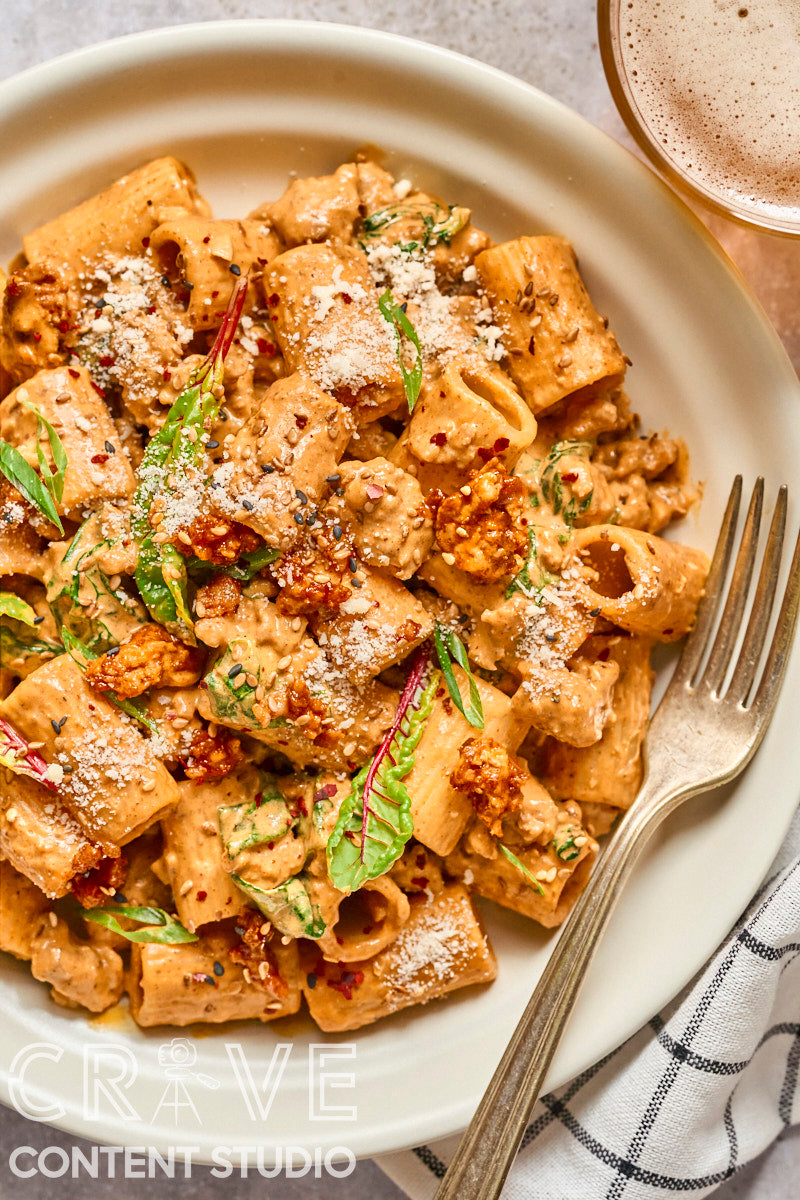 Creamy Gochujang Chicken Pasta