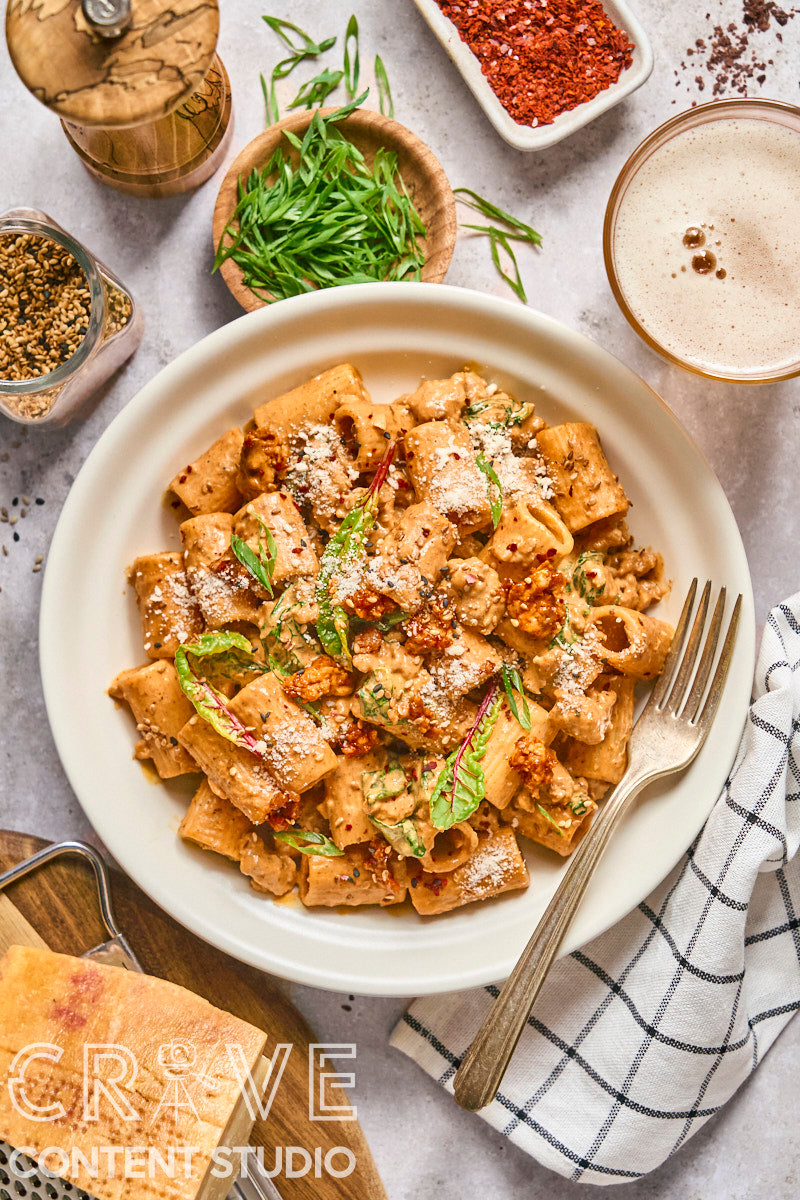 Creamy Gochujang Chicken Pasta