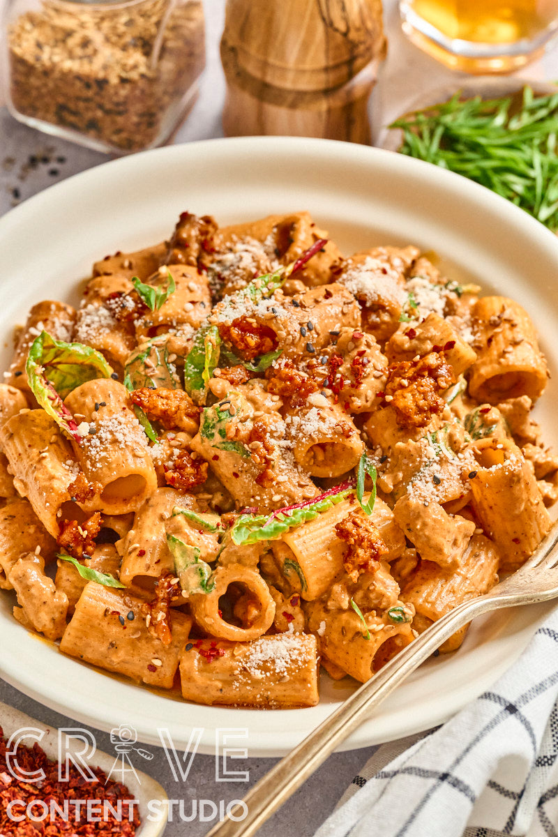Creamy Gochujang Chicken Pasta