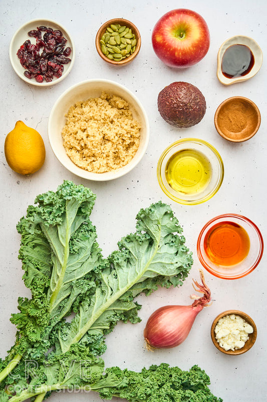 Crispy Quinoa Kale Salad