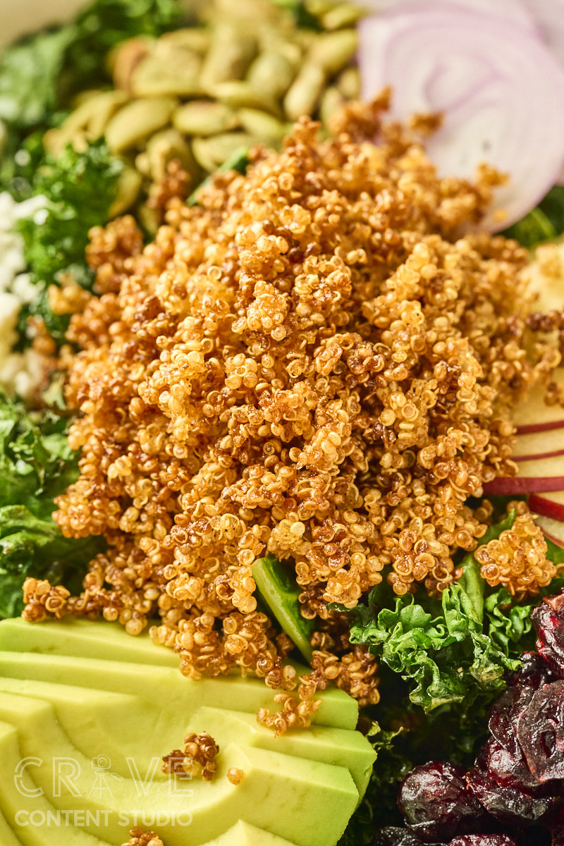 Crispy Quinoa Kale Salad