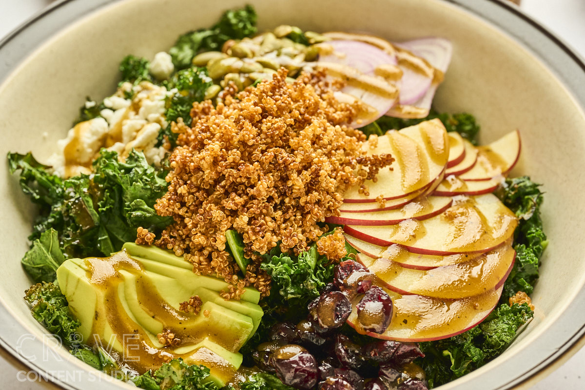 Crispy Quinoa Kale Salad