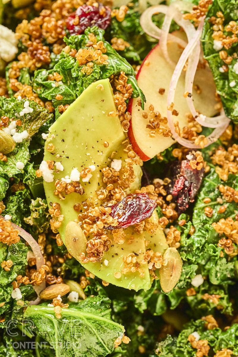 Crispy Quinoa Kale Salad