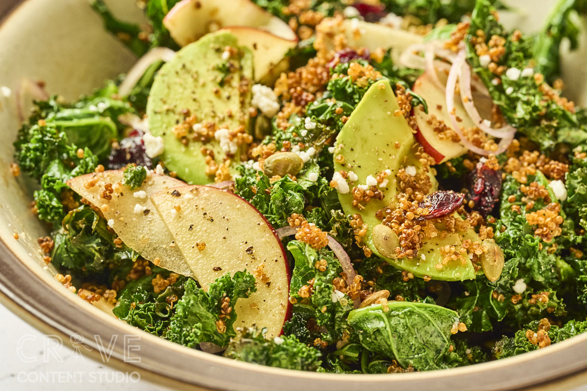 Crispy Quinoa Kale Salad