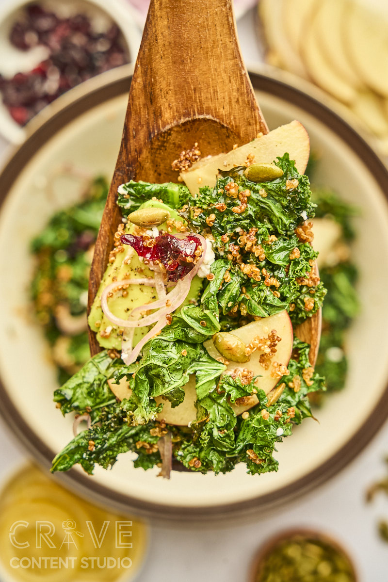 Crispy Quinoa Kale Salad