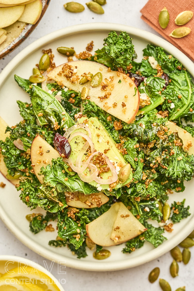 Crispy Quinoa Kale Salad